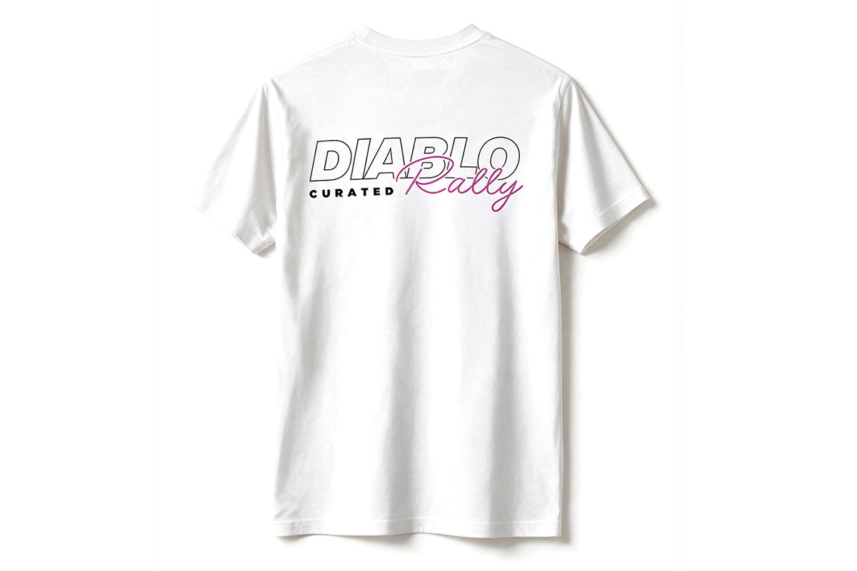 Diablo Rally t-shirt - White - PRE ORDER